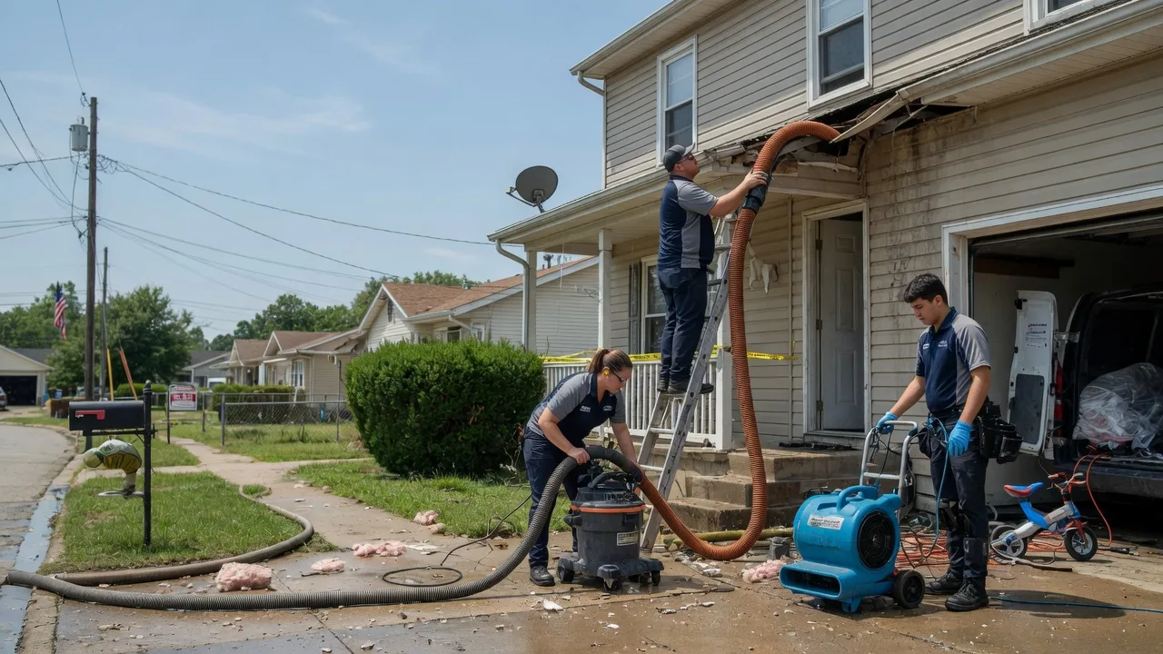 Water Damage Restoration in New London, IA near me